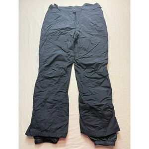 Womens Columbia Insulated Snow Pants Black Ski Snowboard Size L Nylon